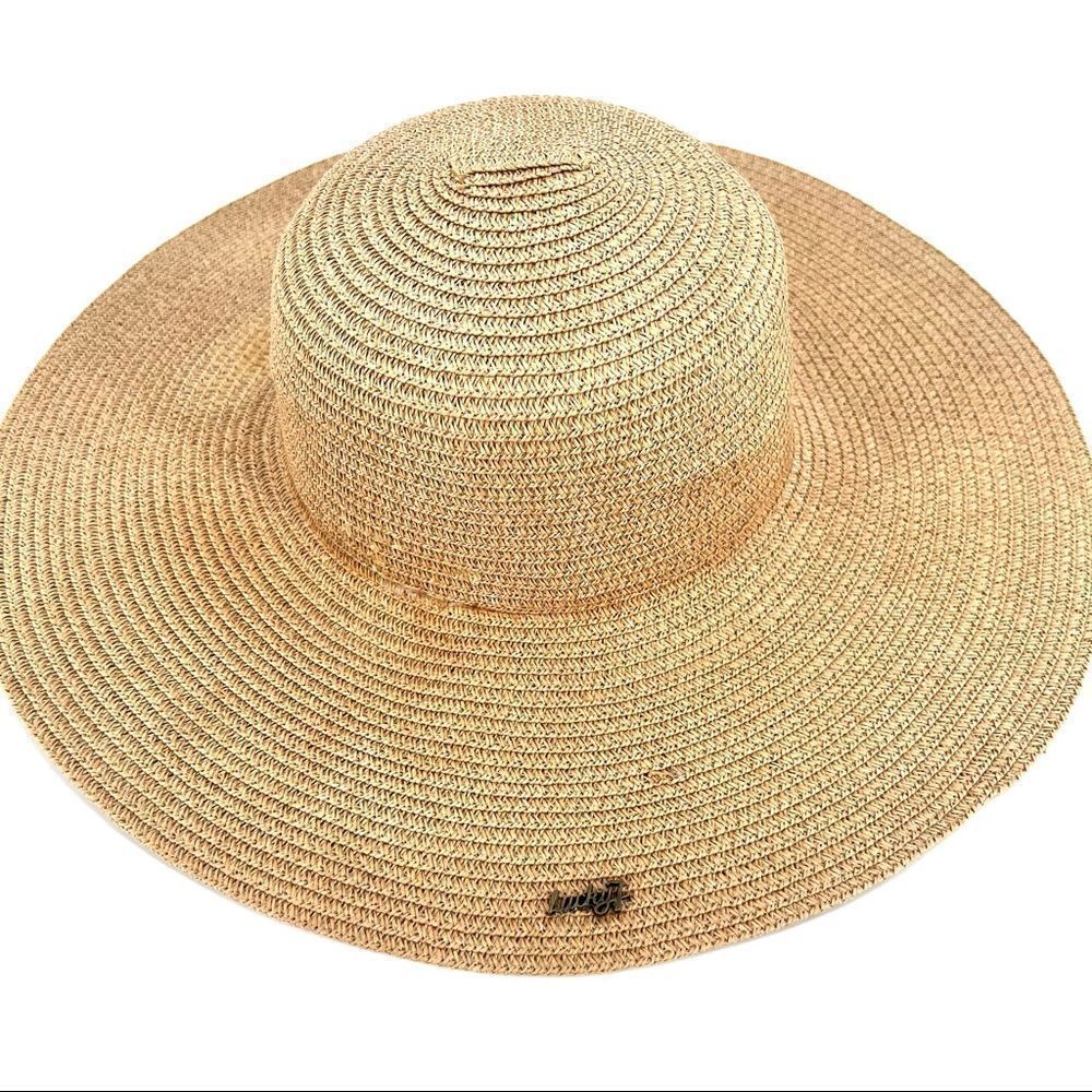 Lucky 7 Straw Paper‎ Large brim Sun Beach Hat